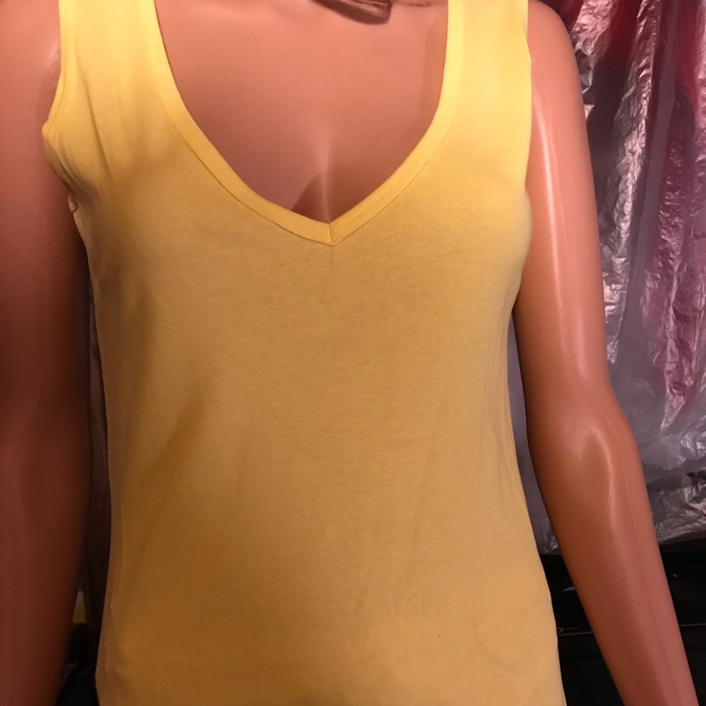 Women’s Yellow Sleeveless Dress by Bra Tops Size M